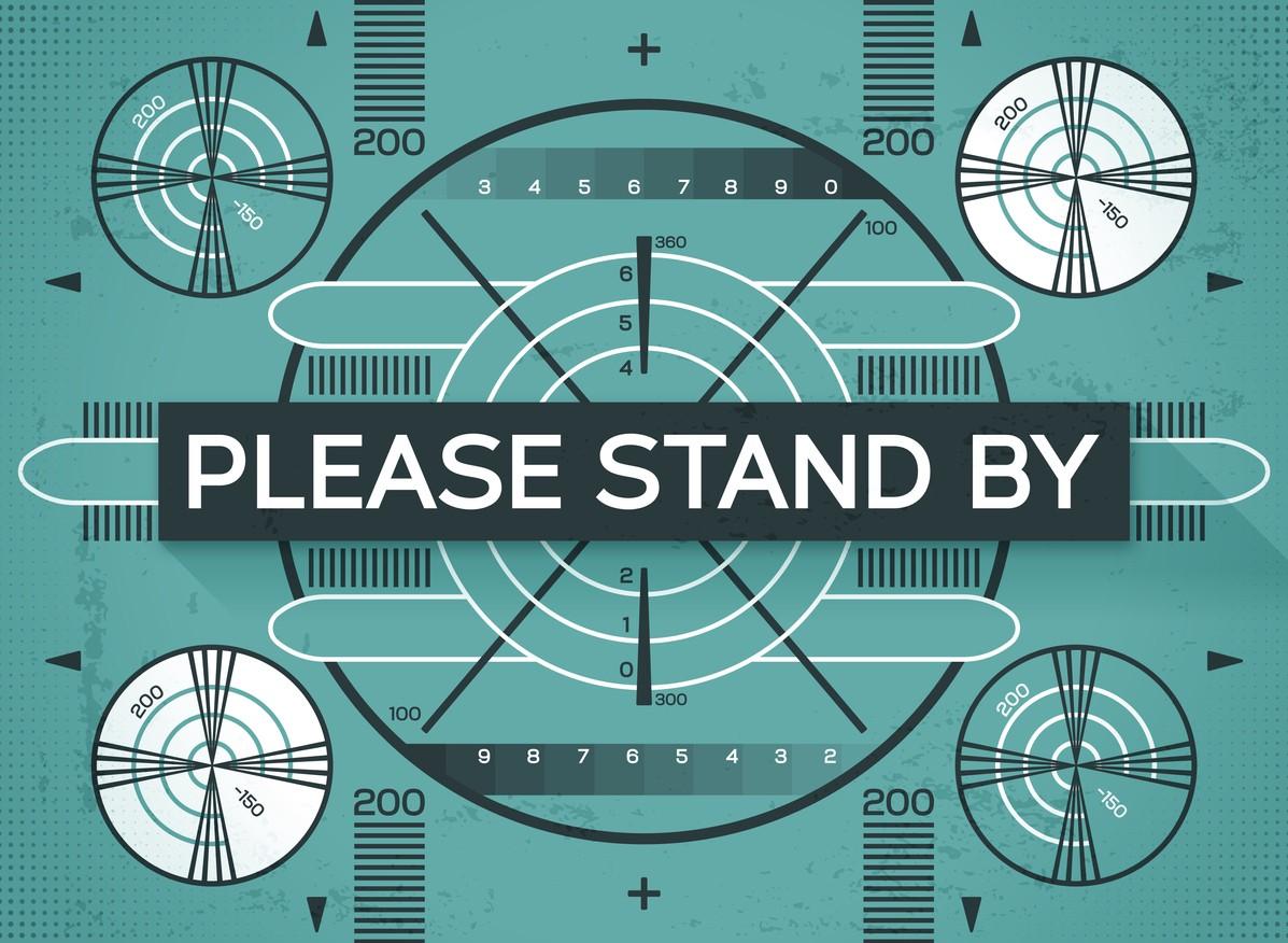 Technical difficulties - please stand by screen