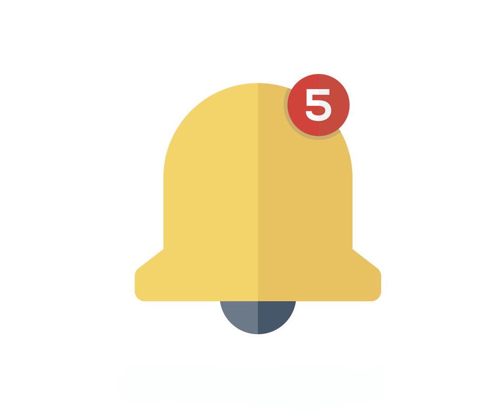 Bell with number 5