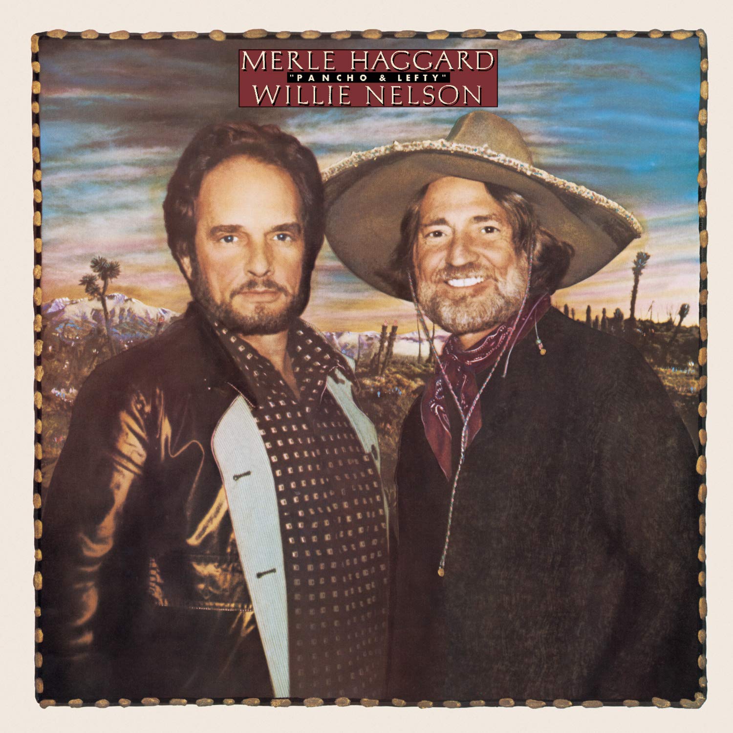 Pancho and Lefty album cover, featuring Merle Haggard and Willie Nelson