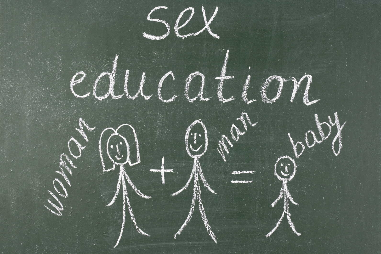 Blackboard saying 
