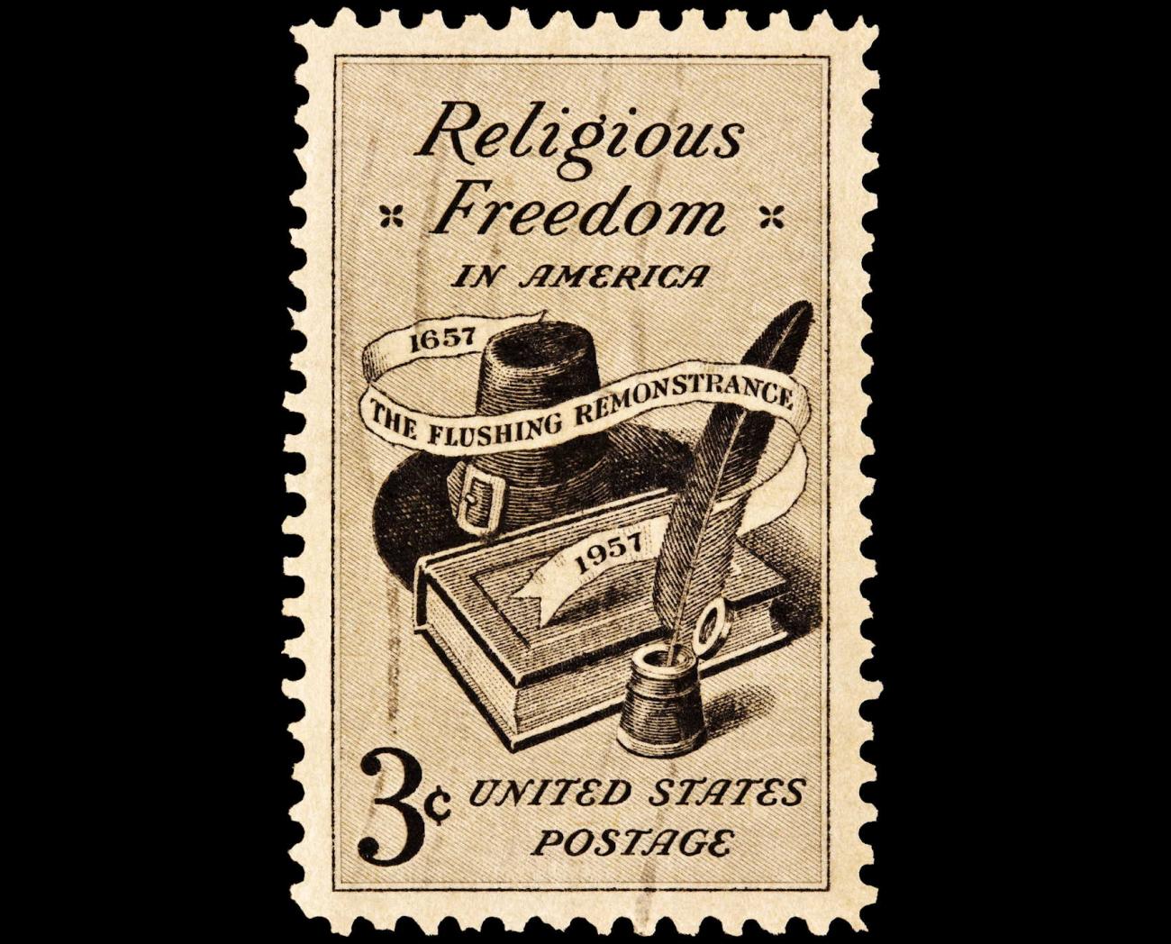 U.S. Postage Stamp Commemorating Religious Freedom