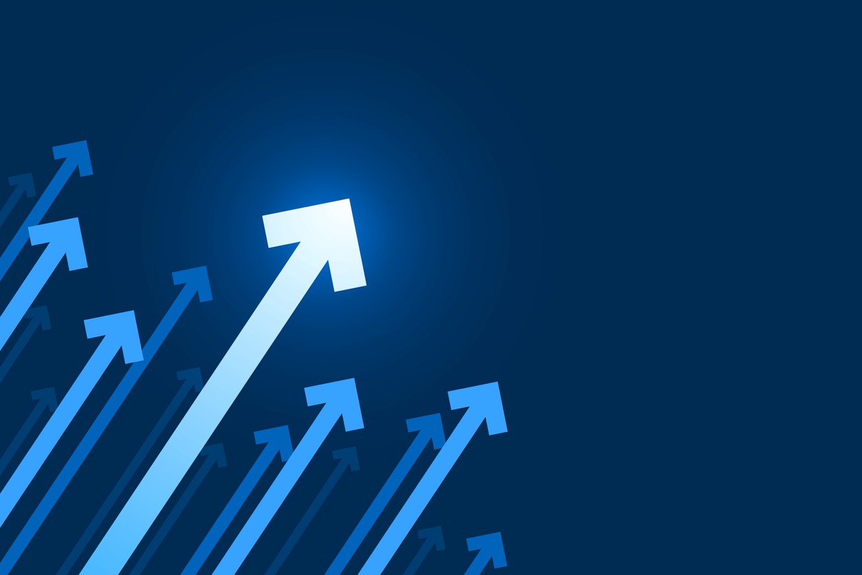 Arrows pointing upwards